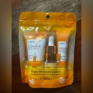 Aiko Vitamin Skincare Set - Orange and White